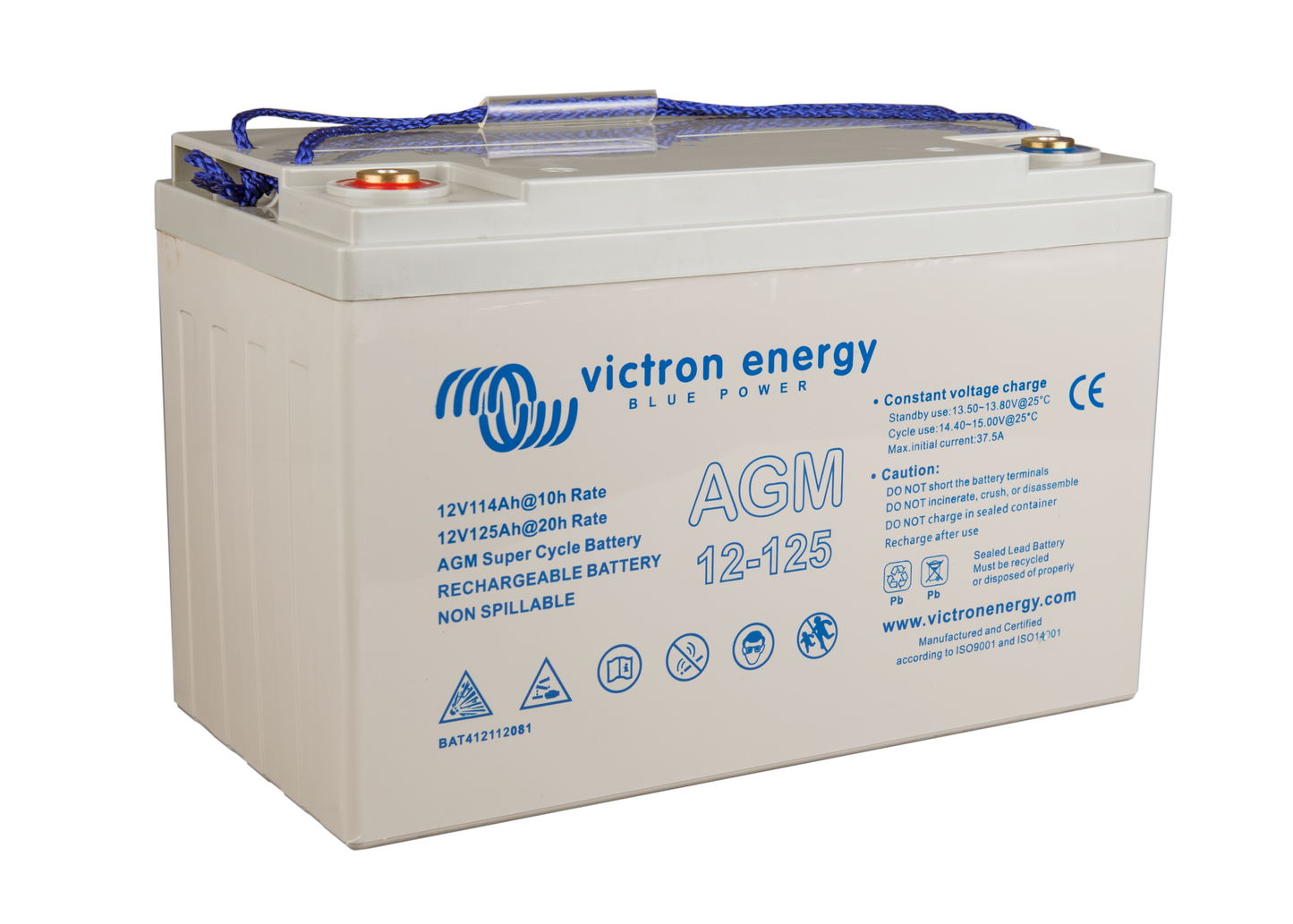 Victron Energy AGM Super Cycle Battery | 12V/125AH