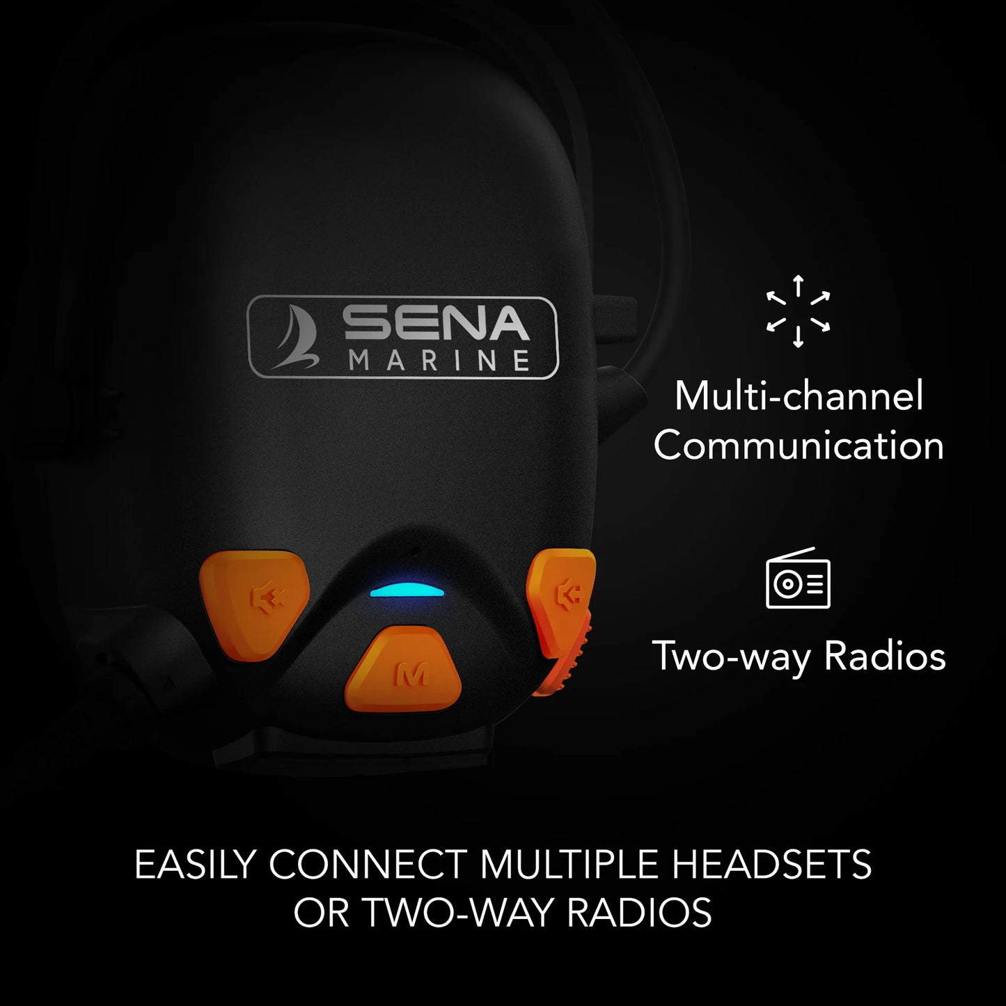 Sena Nautitalk N2R Marine Mesh Communication Headset and Hearing Protection